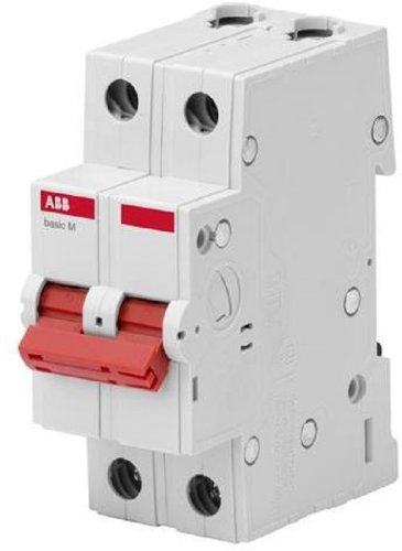 Выключатель нагрузки (мини-рубильник) ABB Basic M BMD51250 2п 50A тип AC картинка